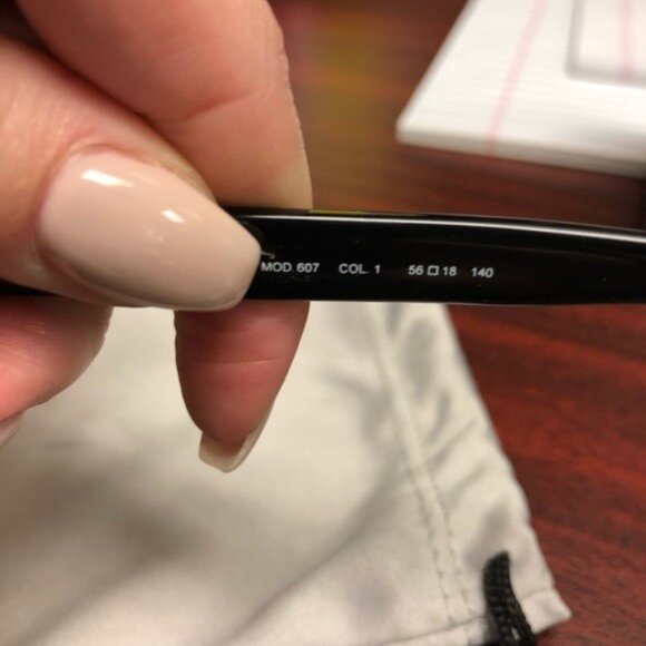 Authentic Cazal 607 Sunglasses Black Gold Grey Lenses - Picture 3 of 4